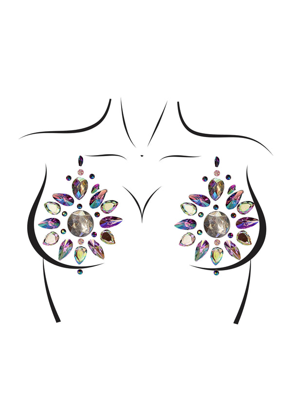 Nipple Juwelen Sticker Aufkleber mehrfarbig | Leg Avenue