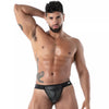 Schwarzer Neoprene Snap-String von TOF Paris