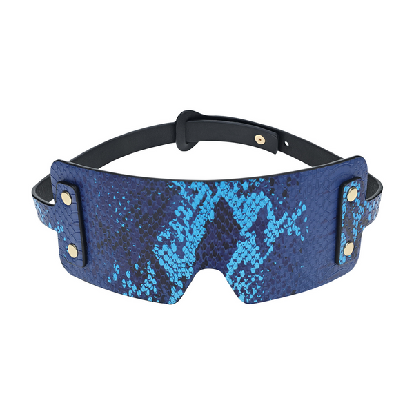 Blaues sündiges Augenmasken Accessoire für prickelnde Vorfreude von Ouch! by Shots – Ansicht 5