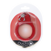 Rotes verspieltes glänzendes Fessel Accessoire für leidenschaftliche Rollenspiele von Ouch! by Shots – Ansicht 2