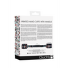 Schwarze anziehende Handgelenksmanschetten mit praktischem Griff von Ouch! by Shots – Ansicht 3