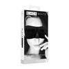 Schwarze elegante Augenmaske für geheimnisvolle Stunden und tiefe Entspannung von Ouch! by Shots – Ansicht 2