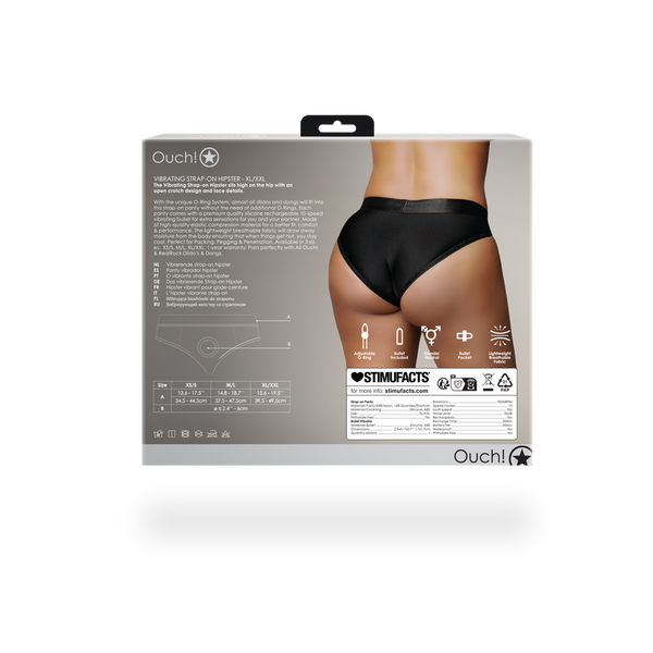 Schwarze elegante Boxer für aufregendes Strap On Vergnügen von Ouch! by Shots – Ansicht 4