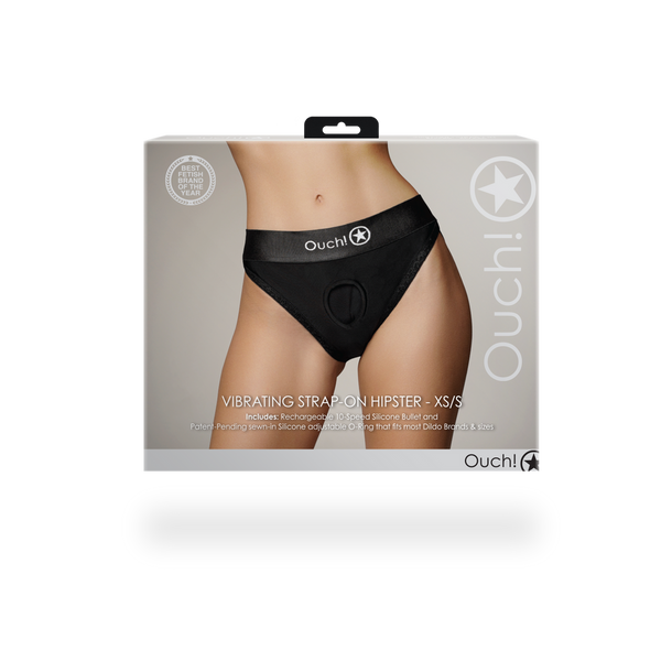 Schwarze stilvolle Slip Boxer für aufregende und intensive Abenteuer von Ouch! by Shots – Ansicht 3