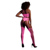 Pinkes leuchtendes zweiteiliges Neon Set mit Crop Top von Ouch! by Shots – Ansicht 3