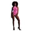 Pinkes verführerisches Neon Body mit Halterneck Design von Ouch! by Shots