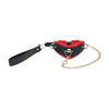 Rotes verlockendes Halsband Set mit abnehmbarer Führleine von Ouch! by Shots – Ansicht 4