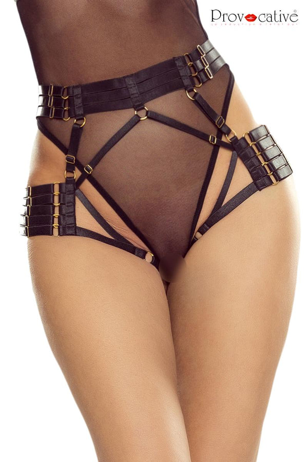 Harness Panty mit verstellbaren Gummibändern für elegante Trägerstile | Provocative