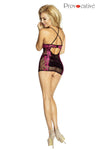 Elegantes Chemise-Set mit Spitze und String | Provocative