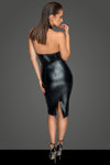 Power Wetlook Neckholderkleid F231 - Schwarz | Noir Handmade_115063.jpg