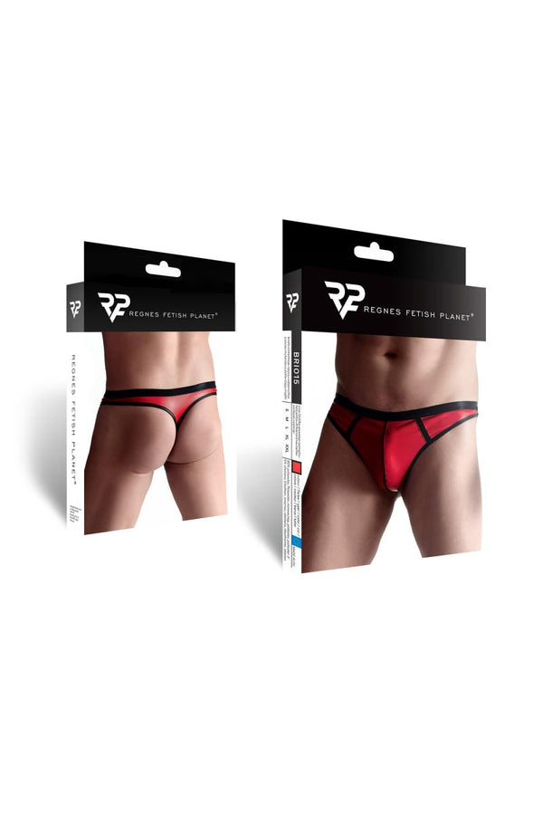 Dehnbarer Netz-String mit breitem Gummibund und transparentem Design | Regnes Fetish Planet