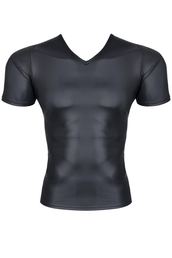 Wetlook T-Shirt aus dehnbarem, mattem Material - Clubwear | Regnes Fetish Planet
