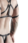 Elastisches Harness-Set mit Oberteil und zwei Unterteilen | Regnes Fetish Planet