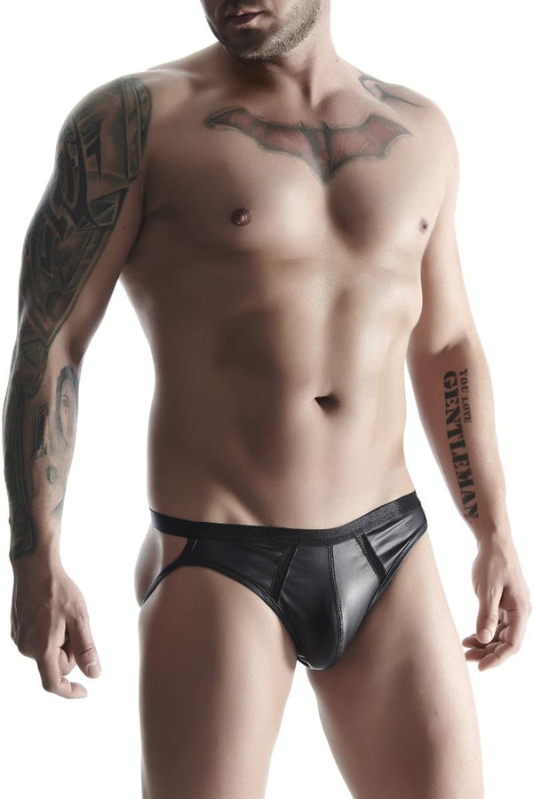 Herren Jock Slip mit Netzeinsatz und Gummiband | Regnes Fetish Planet