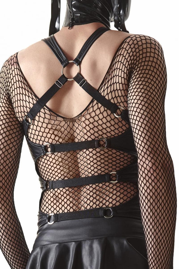 Wetlook T-Shirt mit Metallringen und Gummibändern | Regnes Fetish Planet