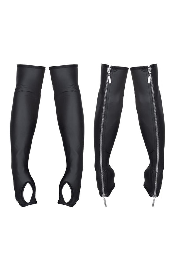 Wetlook Handschuhe mit 2-Wege-Reißverschluss | Regnes Fetish Planet