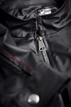 Slim-Fit Fliegerjacke aus Wetlook-Material mit Metallknöpfen | Regnes Fetish Planet