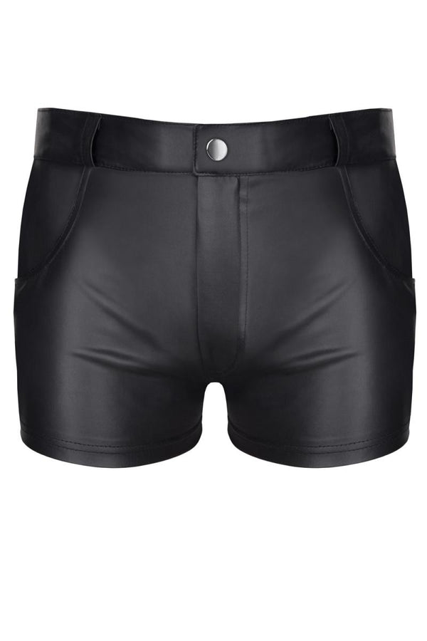 Herren Shorts mit Taschen, Gürtelschlaufen und Alcantara-Etikett | Regnes Fetish Planet