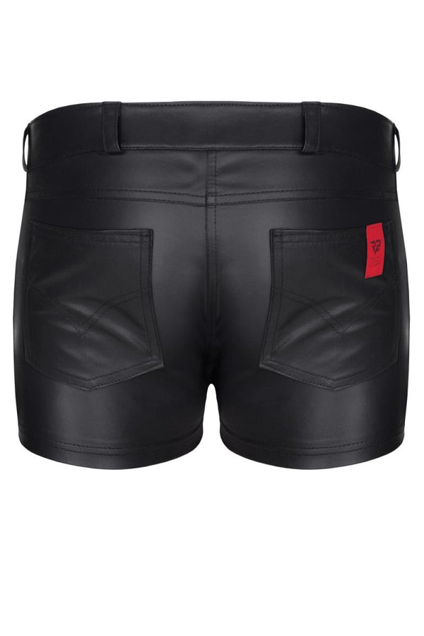 Herren Shorts mit Taschen, Gürtelschlaufen und Alcantara-Etikett | Regnes Fetish Planet