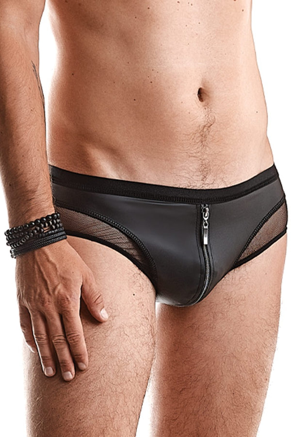 Herren Slip mit Reißverschluss und Tanga-Schnitt | Regnes Fetish Planet