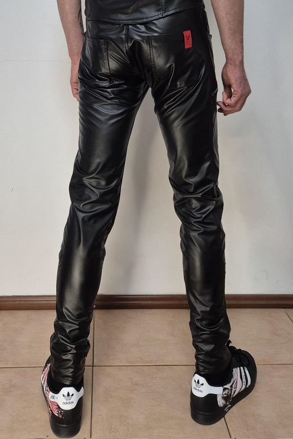 Herren-Hose mit Reißverschlüssen und Gürtelschlaufen | Regnes Fetish Planet