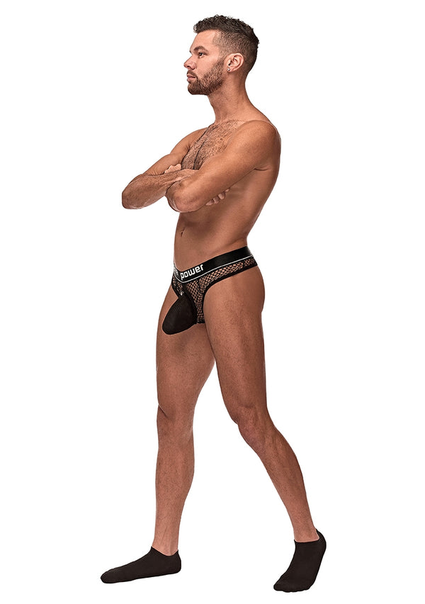 Jock mit Ring & Fischnetzmuster für Herren - Schwarz/Rot_85374.jpg