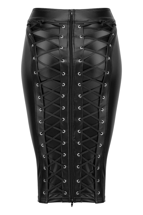 Sexy Rock mit Powerwetlook schwarz_88738.jpg