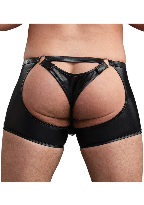 Sexy Short mit reizvollen Nieten für Herren- Schwarz_85609.jpg