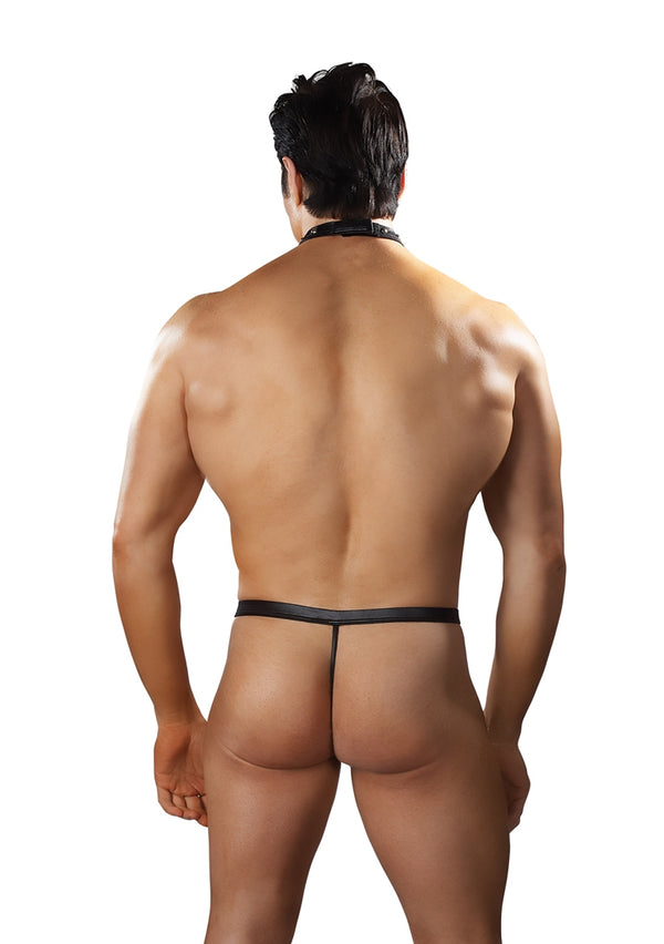 Sexy Slip mit reizvollen Riemchen & feinen Nieten für Herren- Schwarz_85607.jpg