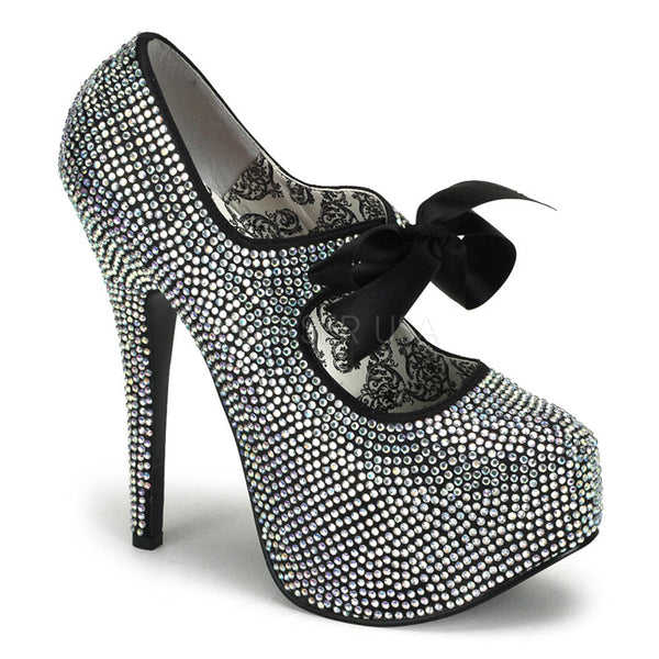 TEEZE-04R Plateau Pumps bunt schillernd von Bordello