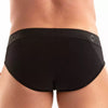 Slip Herren Schwarz, weicher Baumwollstoff & edler Jacquard-Bund | TOF Paris
