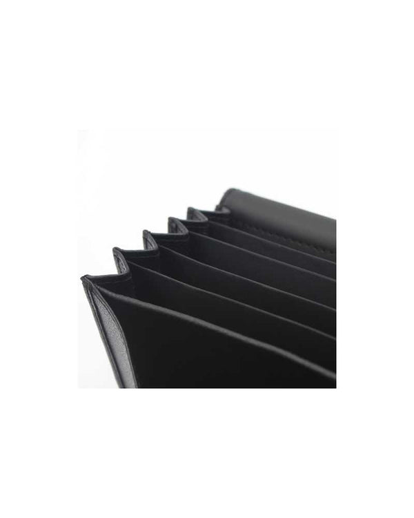 Portemonnaie aus Echtleder Schwarz | Aderlass