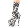 ADORE-1002DP Plateau Stiefeletten Dollar-Print von Pleaser – Ansicht 3
