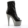 ADORE-1008SQ Plateau Stiefeletten Schwarz von Pleaser – Ansicht 5