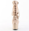 ADORE-1013MST Plateau Stiefelette Beige | Pleaser