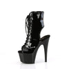 ADORE-1016 Plateau Stiefeletten - Schwarz Lack von Pleaser – Ansicht 3