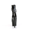 ADORE-1016 Plateau Stiefeletten - Schwarz Lack von Pleaser – Ansicht 4