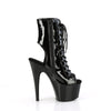 ADORE-1016 Plateau Stiefeletten - Schwarz Lack von Pleaser – Ansicht 5