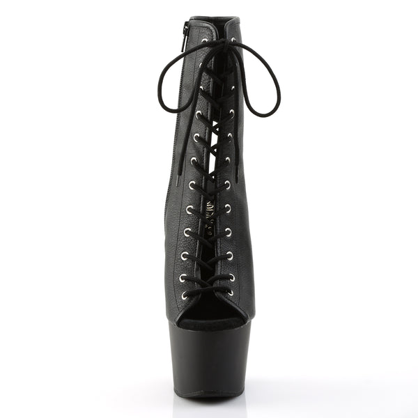 ADORE-1016 Plateau Stiefeletten Schwarz von Pleaser – Ansicht 2