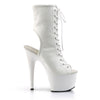 ADORE-1016 Plateau Stiefeletten Weiß von Pleaser – Ansicht 5