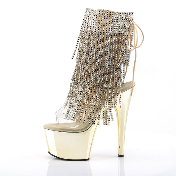 ADORE-1017RSF Plateau Stiefeletten Gold von Pleaser – Ansicht 3