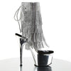 ADORE-1017RSF Plateau Stiefeletten Silber von Pleaser – Ansicht 5