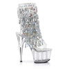 ADORE-1017SQF Plateau Stiefeletten silber von Pleaser – Ansicht 5