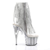 ADORE-1017SRS Plateau Stiefeletten Silber von Pleaser – Ansicht 5