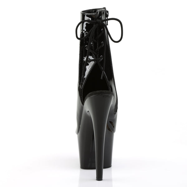 ADORE-1018 Plateau Stiefeletten Schwarz Lack von Pleaser – Ansicht 4