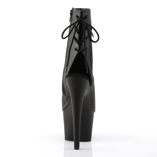ADORE-1018 Plateau Stiefeletten Schwarz Matt von Pleaser – Ansicht 4