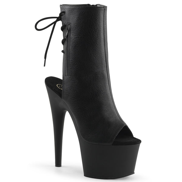ADORE-1018 Plateau Stiefeletten Schwarz Matt von Pleaser
