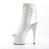 ADORE-1018 Plateau Stiefeletten Weiß von Pleaser – Ansicht 3