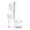 ADORE-1018C Plateau Stiefeletten Transparent von Pleaser – Ansicht 5