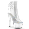 ADORE-1018C Plateau Stiefeletten Transparent von Pleaser